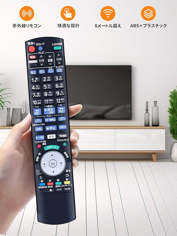 ディーガ　ブルーレイ　レコーダー　リモコン付き 472-u.jpg